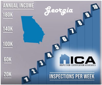 How much does a home inspector make in Georgia?