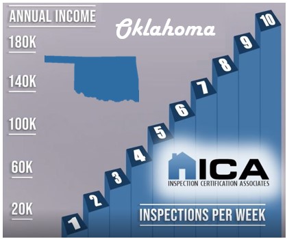 How much does a home inspector make in Oklahoma?
