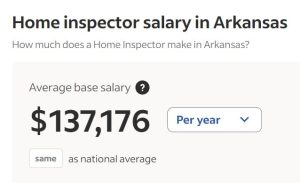 How Much a home inspector makes in Arkansas